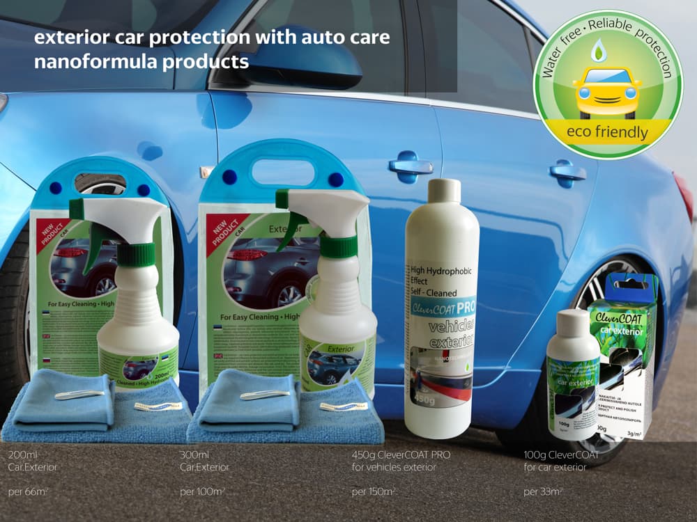 Car exterior nano protection and shine