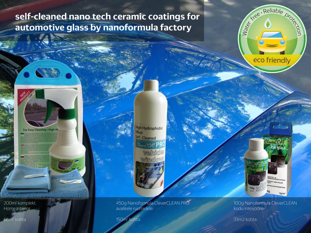 Car glass nano protection
