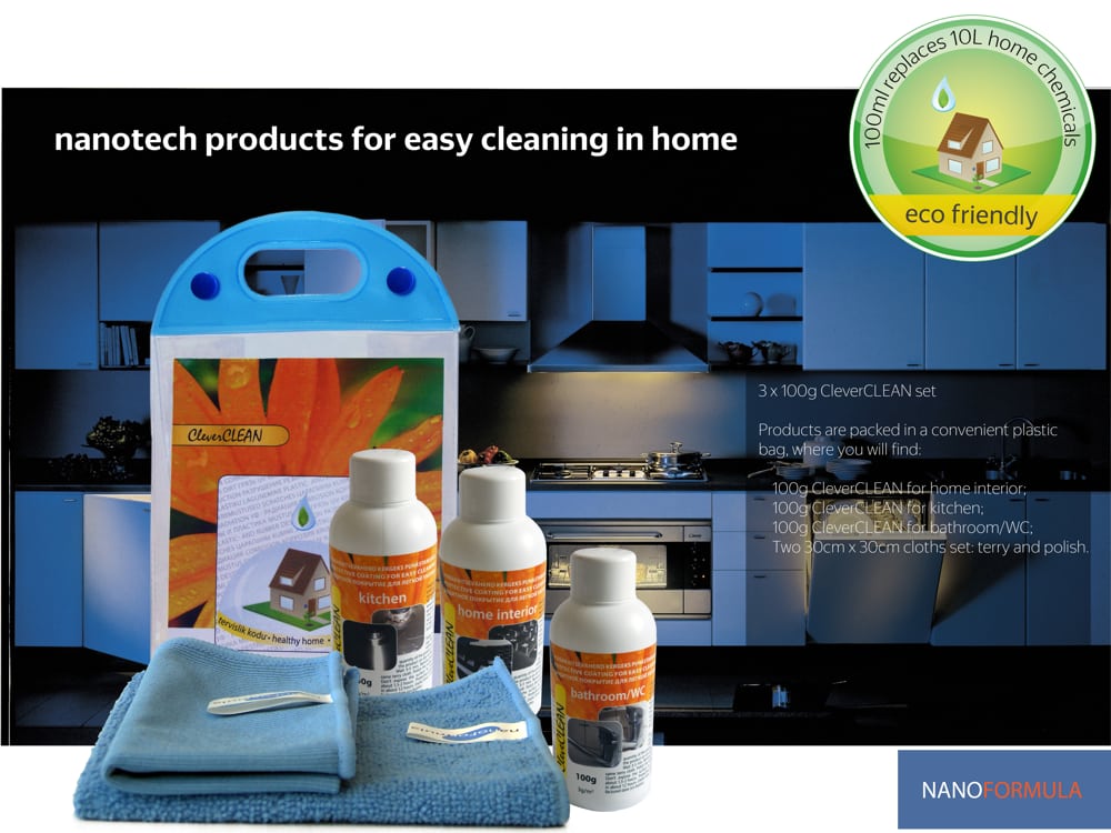 Nano protective products for easy clean home