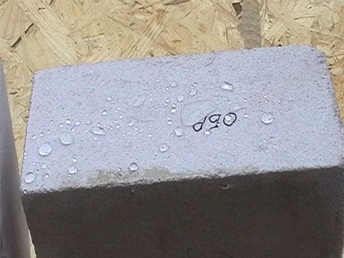 Super hydrofobic impregnation for concrete