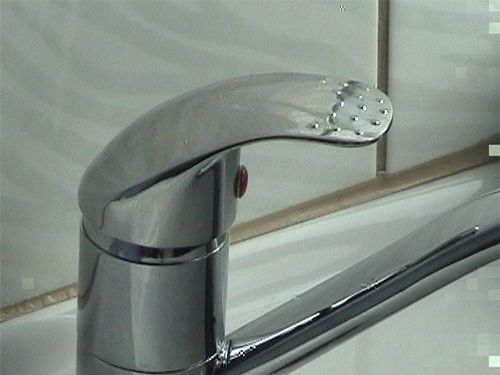 Water faucet before protection