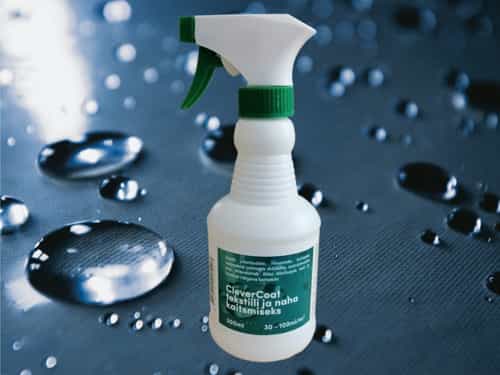 300ml CleverCOAT hydrophobic water spray for textile. Bar code: 4742692001007